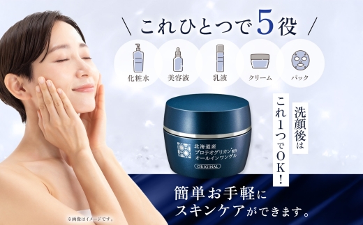 【2ヵ月毎定期便】北海道産プロテオグリカン配合オールインワンゲル TA 90g ウィルミナ全6回 KTRCG053