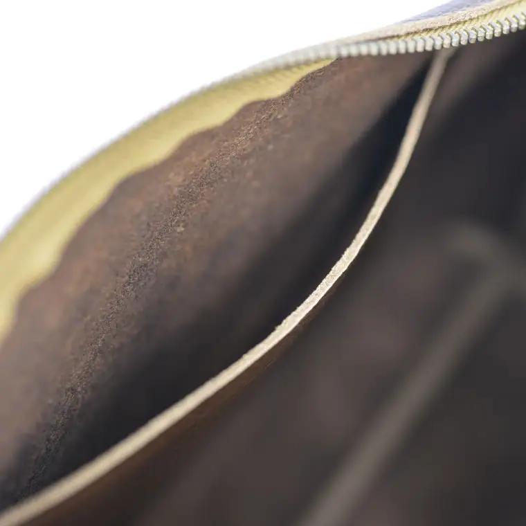 ショルダーポーチ Lサイズ キャメルブラウン AX107-1