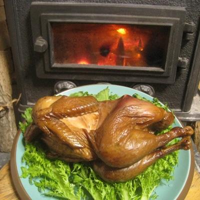 ふるさと納税 安平町 森のスモークチキン　1羽
