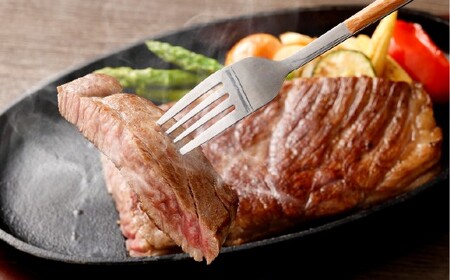 なぎビーフ（希少部位ハネシタステーキ）ステーキカット 600g（300g×2パック） 肉 お肉 牛肉 牛 ステーキ 冷凍 岡山県 倉敷市