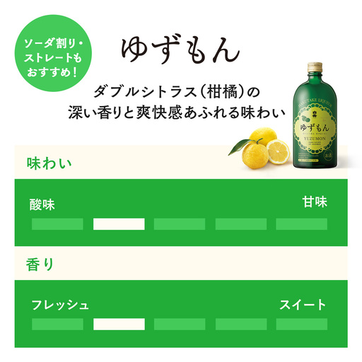 【母の日ギフト】白岳 リキュール ゆずもん 2本セット 計1.44L  018-0512-m