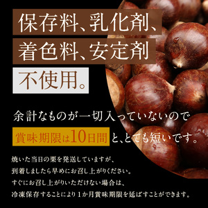 【お試し】この道50年の職人が焼く、やさしい甘みたっぷりの「天津甘栗」300g！ 保存料不使用 焼きたて H045-068