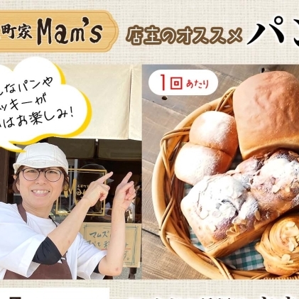  【6ヶ月定期便】【Mam's】店主のおススメのセット パン ぱん 食パン 米粉 米粉パン クッキー 米粉クッキー 米麹 麹 甘いパン ふわふわ 食感 朝食トースト 季節 旬 食材 詰合せ 冷凍便 美
