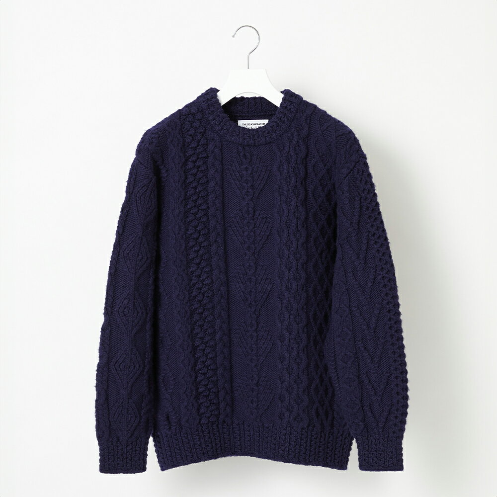 【ふるさと納税】 ≪順次発送≫ A2 : A SWEATER IS LOVE. -NAVY ネイビー セーター 服 洋服 ユニセックス メンズ レディース ブランド 山形県 山辺町 送料無料 yt-slxxn-sn