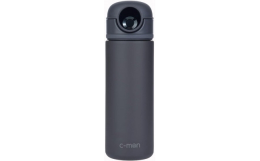 シーモン(c-mon) 指紋センサー付き真空断熱ボトル 水筒 保温保冷  シアーブラック【1687973】