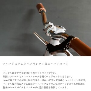 キックバイク SPARKY ecru WHITE / BROWN 1台 自転車 キッズバイク 自転車 安心安全の自転車 子供用自転車 入学祝い自転車 かわいい自転車 カラー豊富自転車