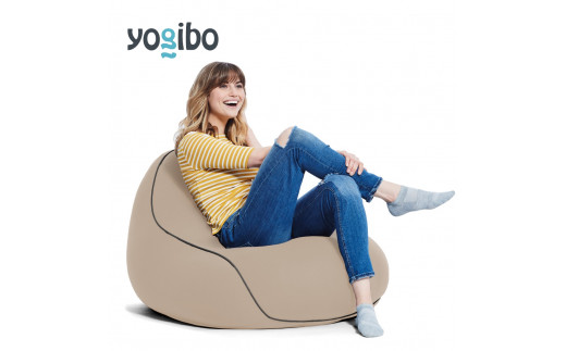 M353-3　Yogibo Lounger(ヨギボー ラウンジャー)ライトグレー 2週間程度で発送