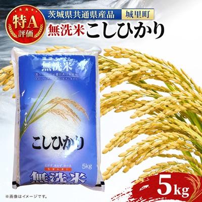 ふるさと納税 水戸市 先行予約【令和8年産】特A評価 お米 コシヒカリ 無洗米 5kg (茨城県共通返礼品/城里町)