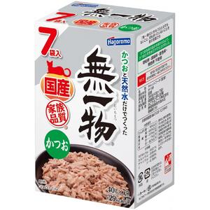 【定期便】全3回　ペットフード無一物(R)パウチかつお（40g）7個パックｘ10箱　（月70袋x3回　全合計210袋）【はごろもフーズ】