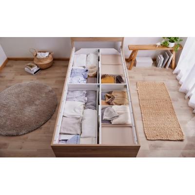 ふるさと納税 大河原町 収納ベッド宮付き ライトナチュラル シングル 宮付き アイリスオーヤマ[53752883] |  | 03