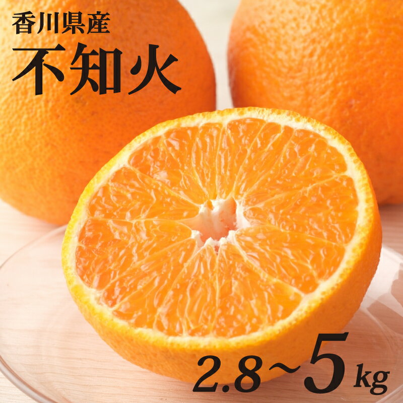 【ふるさと納税】 不知火 選べる 約2.8kg 約3kg 約5kg ハウス 貯蔵 常温 冷蔵 先行予約 しらぬい 果物 フルーツ 香川県 丸亀市
