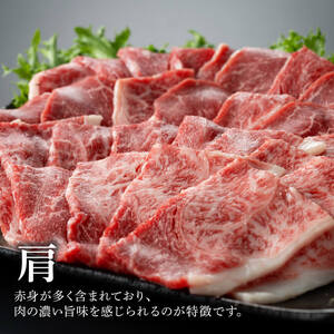 宮崎牛 肩焼肉 400ｇ 【 肉 国産牛肉 牛 宮崎牛 牛 BBQ アウトドア 牛 日本ハム 牛  牛肉】