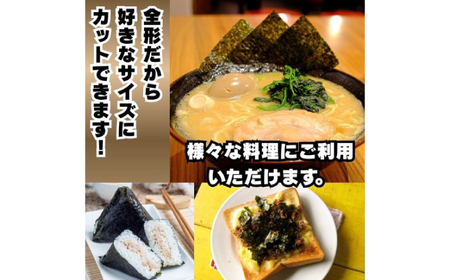 福岡有明のり 【竹】わけあり 焼き海苔 全形10枚 / 海苔 のり[AFCG046]