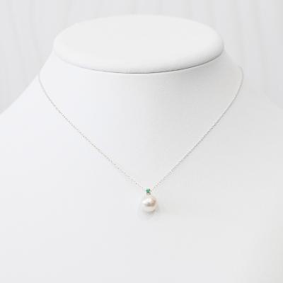 ふるさと納税 天草市 真珠 ネックレス 8-8.5mm K10 ホワイトピンク 誕生石 エメラルド_S085-549 |  | 02