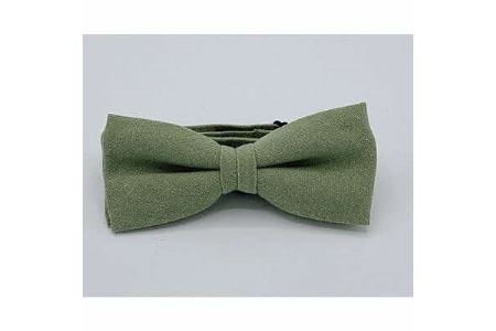 クラバットユキジ製　デニム蝶ネクタイ(ライトライムグリーン)_装飾品・工芸品 ネクタイ・ベルト 服飾小物 _【1095848】