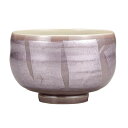 【ふるさと納税】九谷焼　 抹茶碗　銀彩紫　a03　【 工芸品 伝統工芸品 食器 キッチン雑貨 キッチン用品 食卓 お茶用品 】