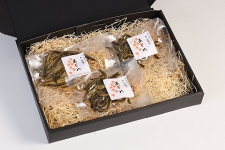 数量限定【天然 あじめの煮付け】50g×3袋 まぼろしの魚 高級珍味 丸八旅館【53-10】