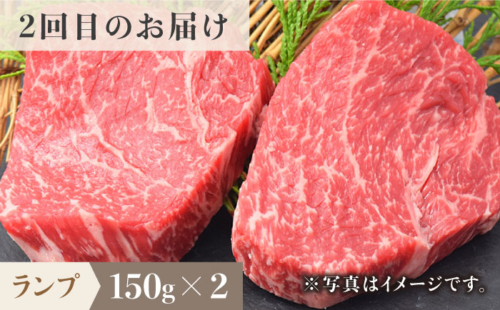 ＜3回定期便＞佐賀牛希少部位含む～ひとり贅沢ステーキコース～ イチボ/ランプ/ミスジ【ミートフーズ華松】 [FAY068]