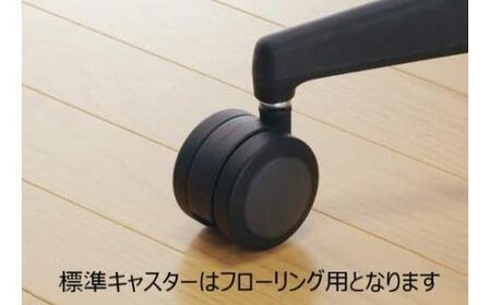 Mmc5_コクヨチェアー　モネット(ダークグレージュ)／クッション・ベージュ／フローリング用（Vキャスター）　／在宅ワーク・テレワークにお勧めの椅子
