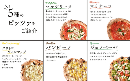 『定期便：全3回』北海道チェルボの石窯ピッツァ【アソート5種】【430081】