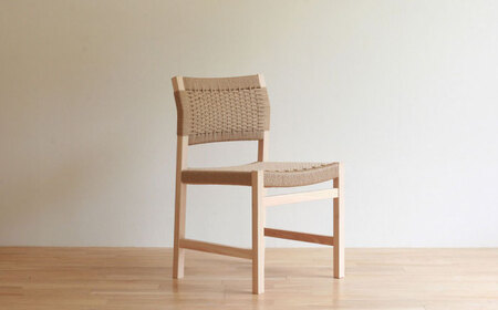 対馬ヒノキ ダイニングチェア ( ベージュ )【家具製作所kiiro】  チェア 椅子 家具 ヒノキ いす イス リビング ダイニング インテリア  [WAL016]