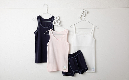 No.530-02 Fleepガールズインナー　ピーチセット（半袖）1セット【サイズ：120】