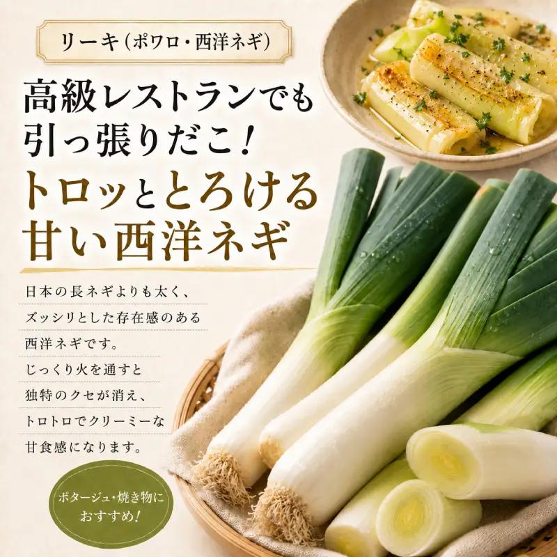 小笠原農園の有機野菜 3種詰合せ（とうや1kg・北海こがね1kg・リーキ1kg）北海道 十勝 幕別《2026年秋出荷先行予約》【 野菜 芋 じゃがいも とうや 北海こがね ねぎ ネギ リーキ セット 