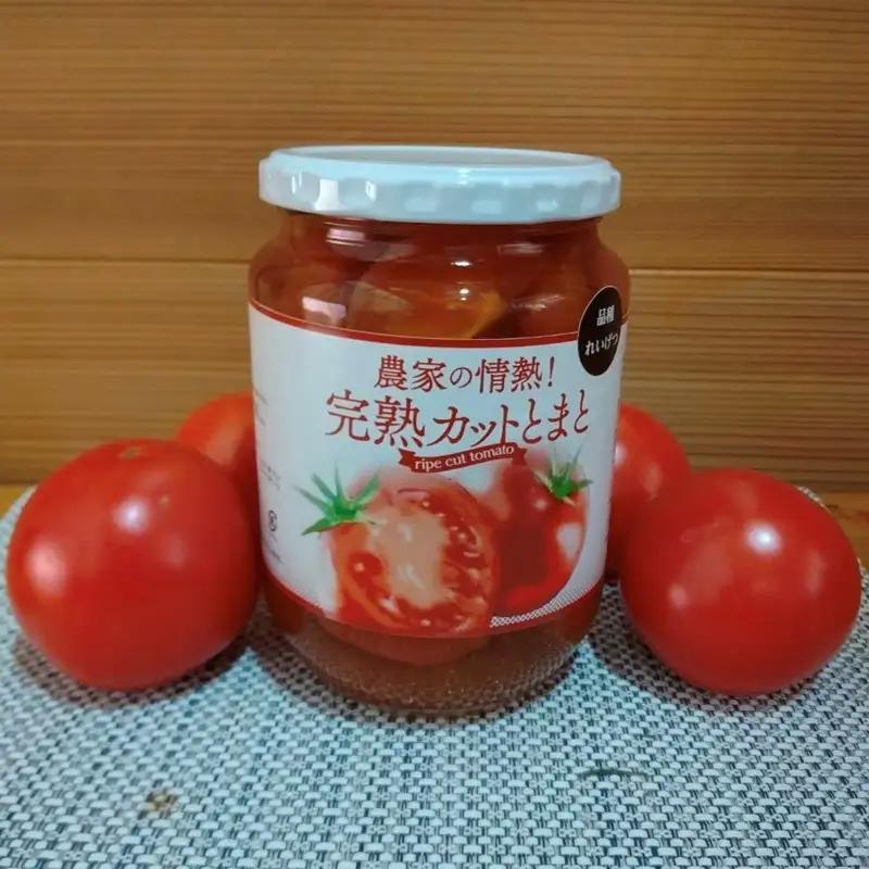 【トマト】完熟カットトマト 650g
