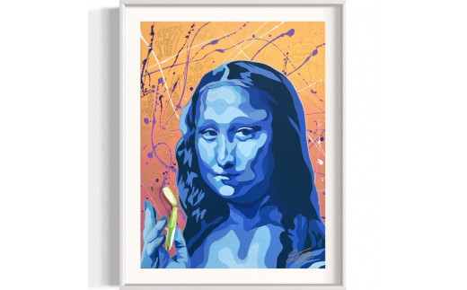 
アクリル絵画 オーダー作品 F10(530mm×455mm)サイズ【6種類（絵画3種類 / 額2種類）の中から選択】
