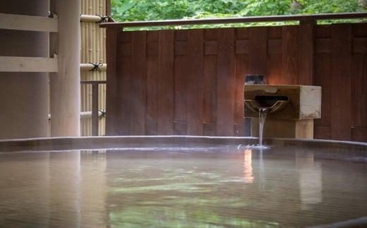 花巻温泉 佳松園 半露天風呂付客室 ペア宿泊券　【1542】