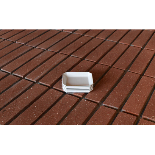 1616/ TY Square Plate 90 White 5枚セット【1616/arita japan】有田焼 器 食器 皿 豆皿 角皿 スクエア プレート ホワイト シンプル eb016