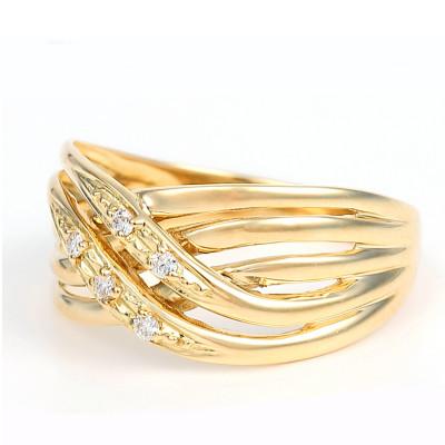 ふるさと納税 笛吹市 普段使い K18 ダイヤモンド リング 　R3348DI-Y　#10 |  | 02