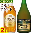 【ふるさと納税】CHOYA ビギナーアソート TheCHOYA　熟成一年 700ml エクセレント 750ml 計2本 セット 飲み比べ 羽曳野商工振興株式会社《30日以内に出荷予定(土日祝除く)》大阪府 羽曳野市 送料無料 梅酒 梅 酒 CHOYA チョーヤ チョーヤ梅酒 お酒 紀州 南高梅