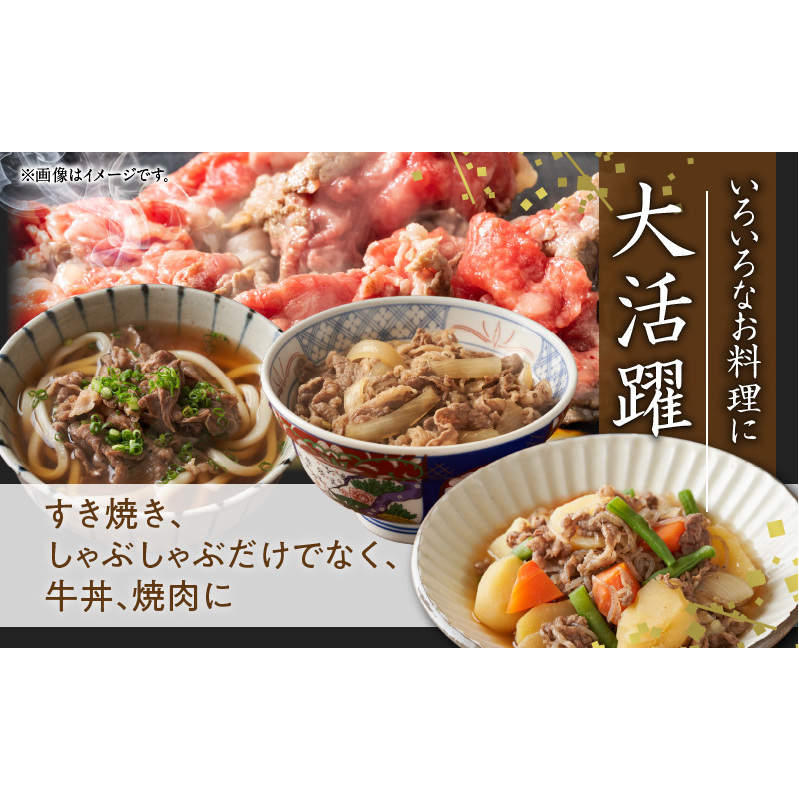 【氷温熟成×極味付け】国産 牛肉 赤身スライス（うで もも）1.2kg 小分け 400g×3P すき焼き しゃぶしゃぶ用 丸善味わい加工 mrz0051_イメージ5