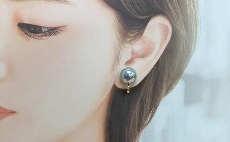 【奄美パール】マベ真珠 12mm K18イエローゴールドイヤリング1826