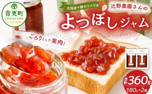 辻野農場さんのよつぼしジャム（いちごジャム）180g×2個【A113】《2025年8月上旬-12月下旬 発送予定》