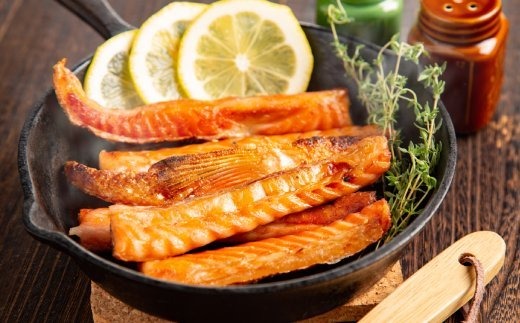 15-355 一夜干しサーモンハラスみりん　5袋セット