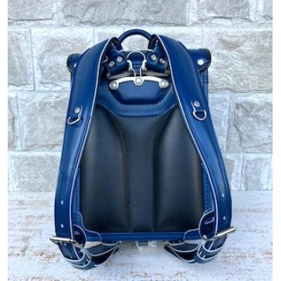 ふるさと納税 坂戸市 創業1955年自社工房併設 林カバン店オリジナル Uniキューブランドセル　ブルー×ネイビーコンビ |  | 01