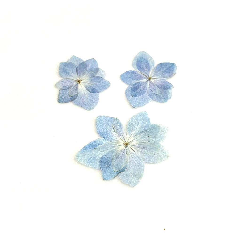 紫陽花のモチーフ×天然石ブレスレット｜天然石 ブレスレット 紫陽花 水色系 爽やかで 元気な印象 [1460]_イメージ4