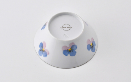 【波佐見焼】パンジー アンクルボウル 2個セット【トーエー】[QC85]