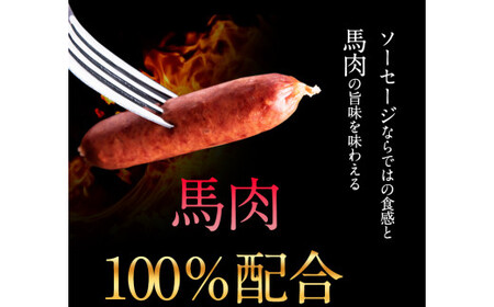 熊本 馬肉100%ソーセージ 2kg (500g×4袋)  馬肉 