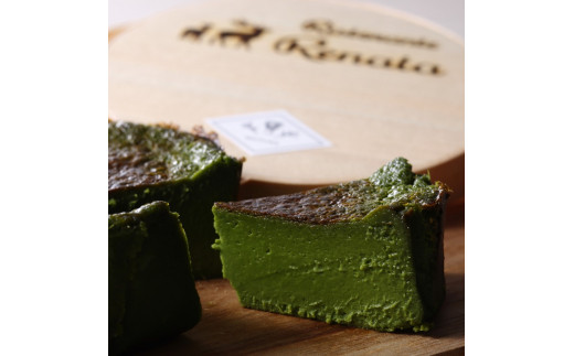 No.024 『隠れ家シェフ手作りスイーツ』山政小山園　宇治抹茶　とろけるなめらか食感　Flavor Cake ／ 洋菓子 スイーツ フレーバーケーキ 京都宇治 老舗製茶問屋 山政小山園 化学調味料 