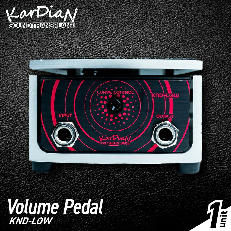 【ふるさと納税】Volume Pedal KND-LOW ボリューム ペダル 足の動き 吸い付く 操作感 有機的 音量変化 メイキング こだわり 音質 エフェクター エレキ ギター ベース 楽器 サウンド アクセサリ 音響機材 お取り寄せ 滋賀県 守山市 送料無料