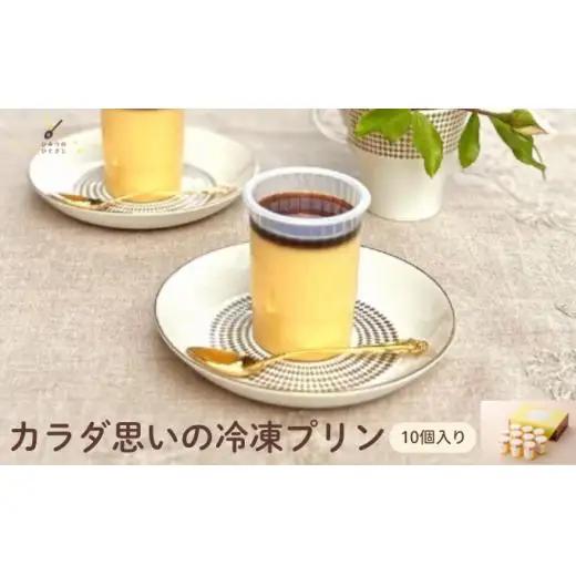 カラダ思いの冷凍プリン 10個 セット【ひみつのひとさじ】