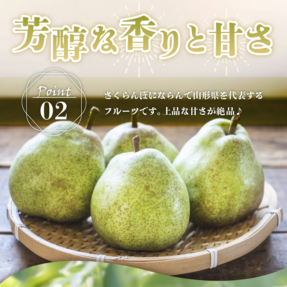 【先行予約】 令和8年産 ラ・フランス 特秀 約3kg 7玉 ～ 10玉 2026年11月中旬～下旬頃 お届け予定 山形県 米沢市