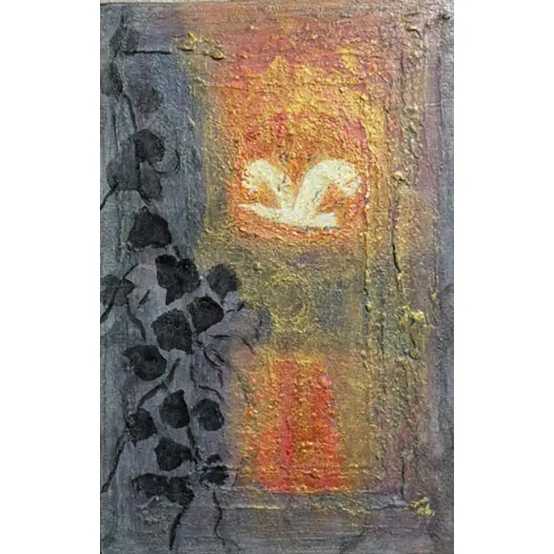 ロワール川の朝焼け 絵画 アート インテリア 風景 一点物