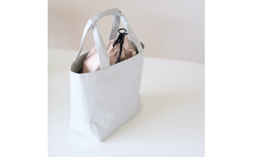 SIWA 巾着 M[5839-1966] グレー