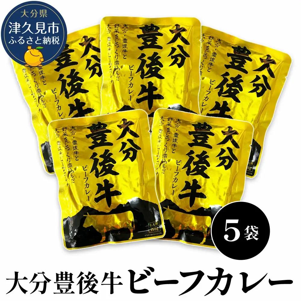 レトルトカレー 大分豊後牛 レトルトカレー 5食 | 津久見市　FN-Limited-PR