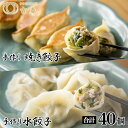 【ふるさと納税】手作り水餃子20個＋焼き餃子20個 【手作り餃子の店 吉春】［No.029］ ／ 惣菜 ぎょうざ 豚肉 野菜 送料無料 東京都