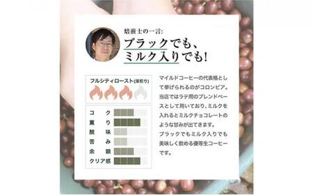 【粉】#903 コロンビア エキセルソ Qグレード コーヒー豆 310g 当日焙煎 大山珈琲